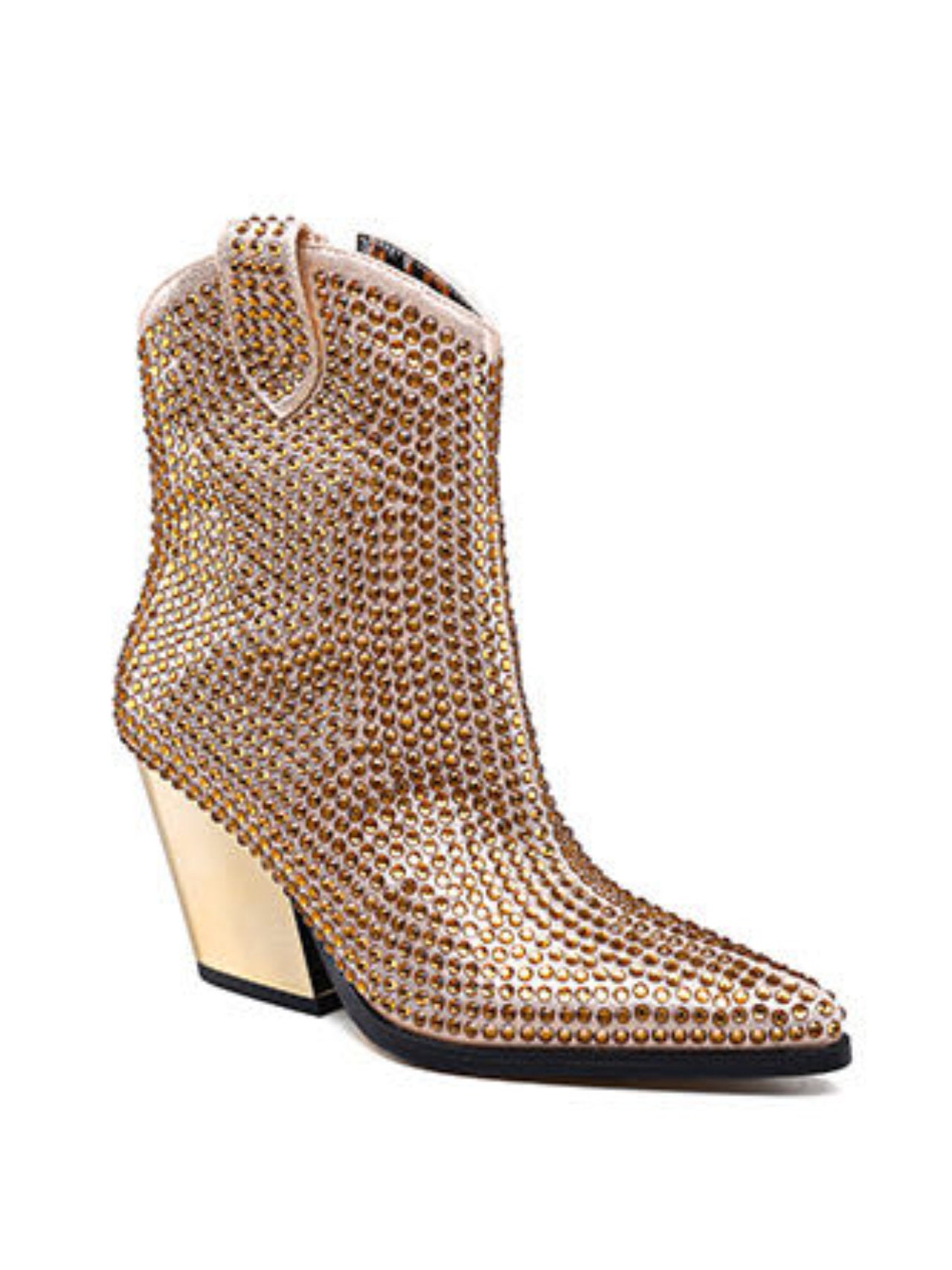 Stivaletti texani ricoperti di strass