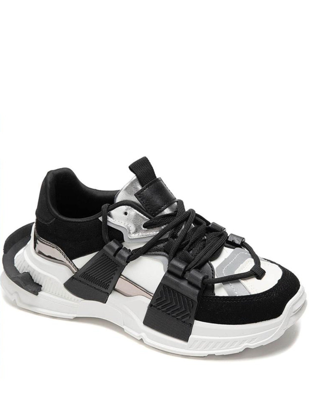 Sneakers con para e lacci doppi