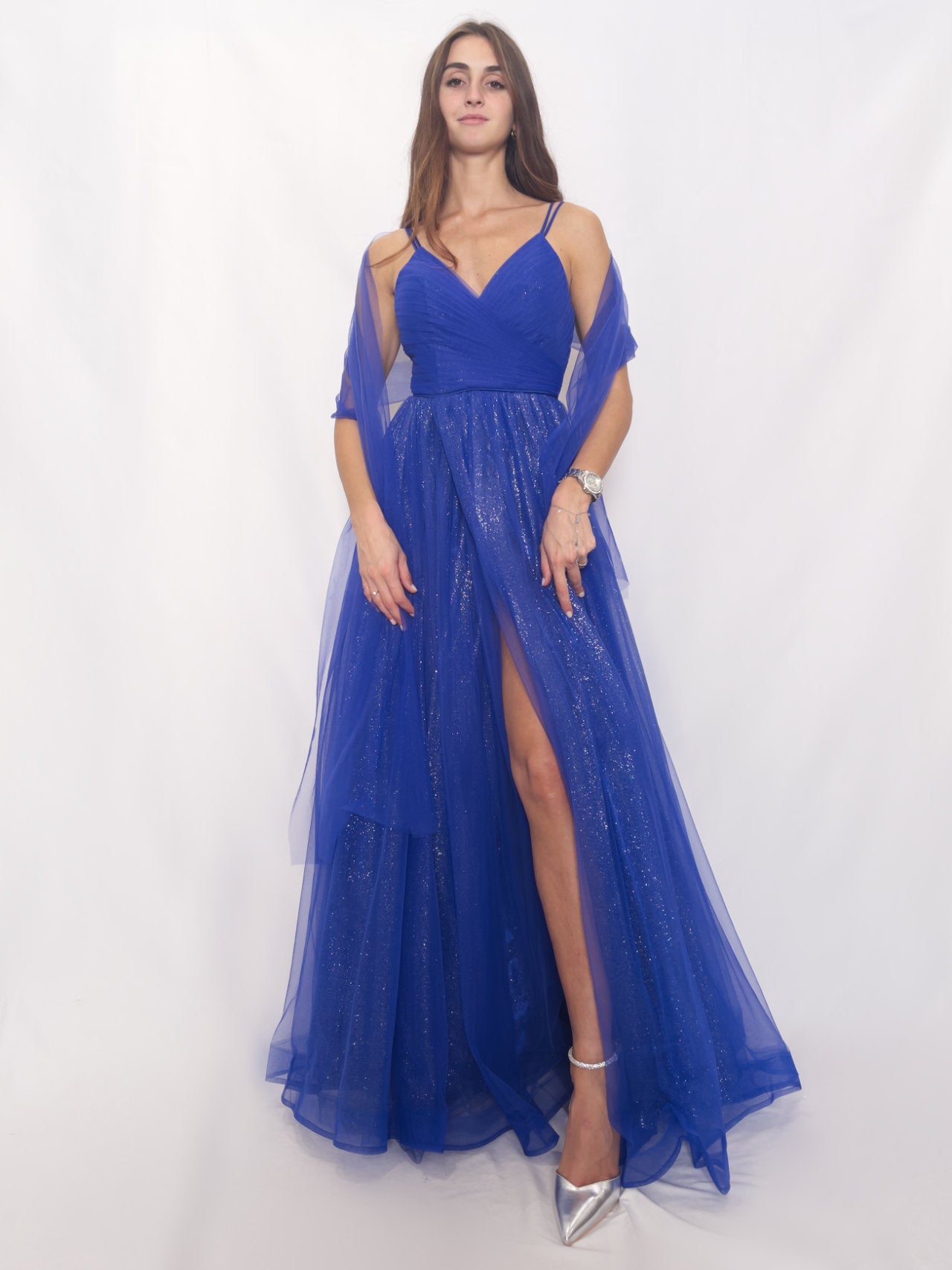 Abito in tulle con brillantini – New Line