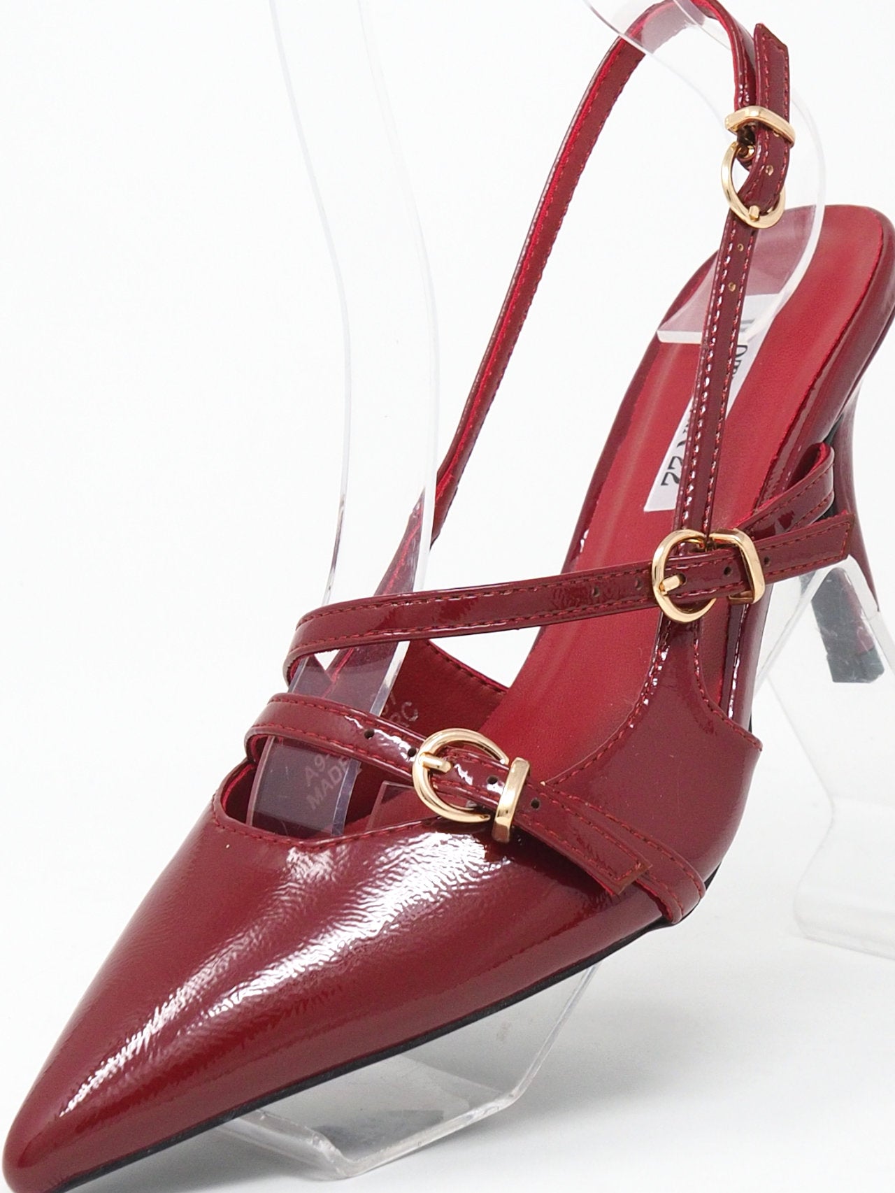 Décolleté slingback lucide