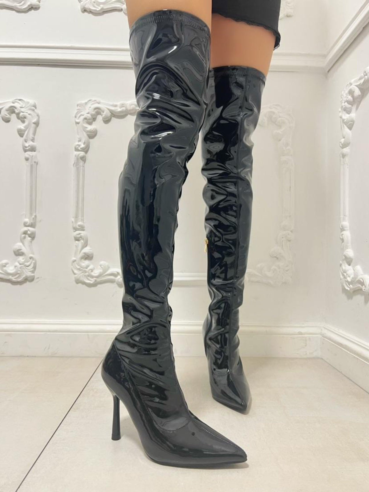 Stivali alti lucidi – New Line - Main Image