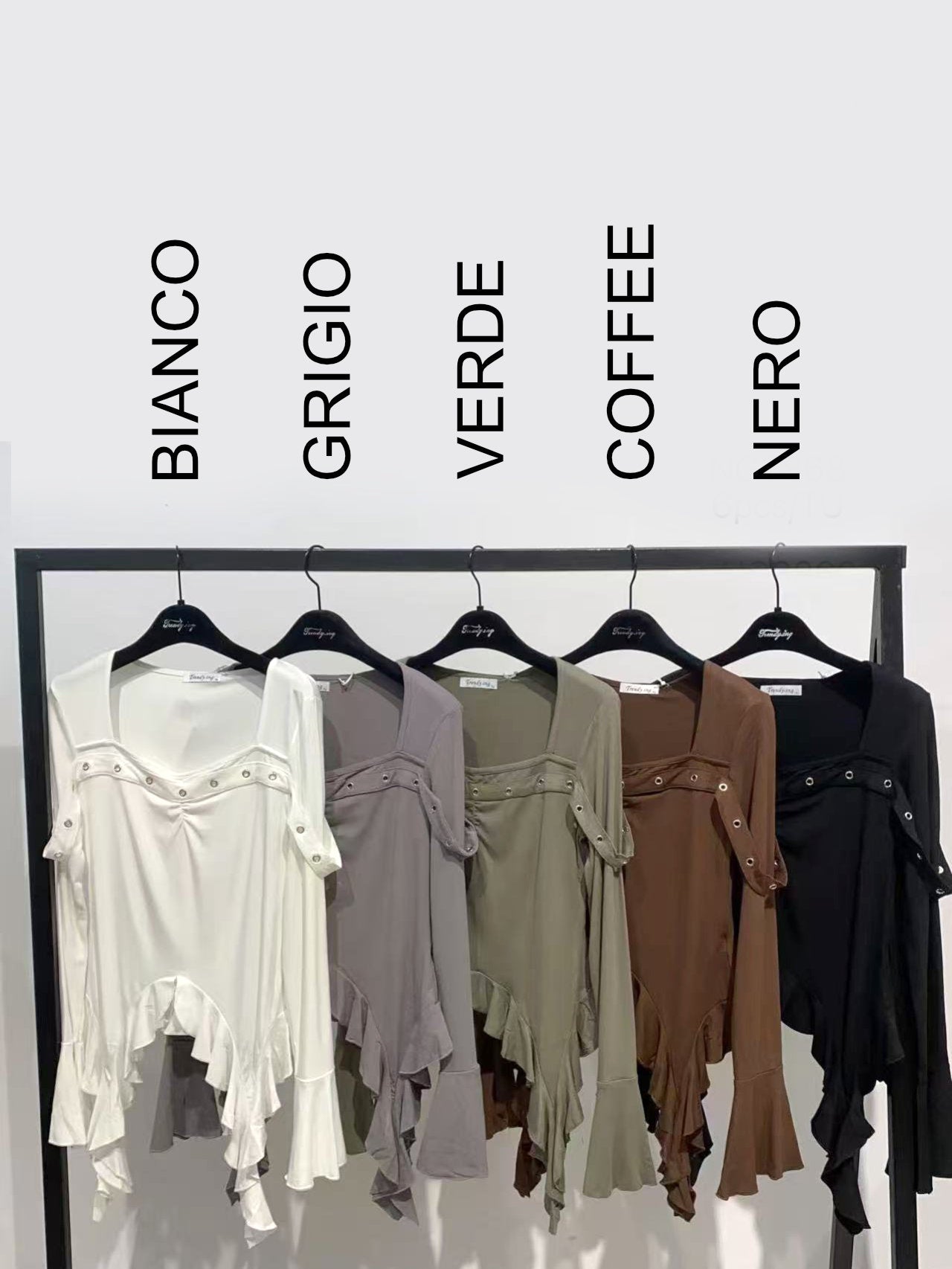 Maglia con volant