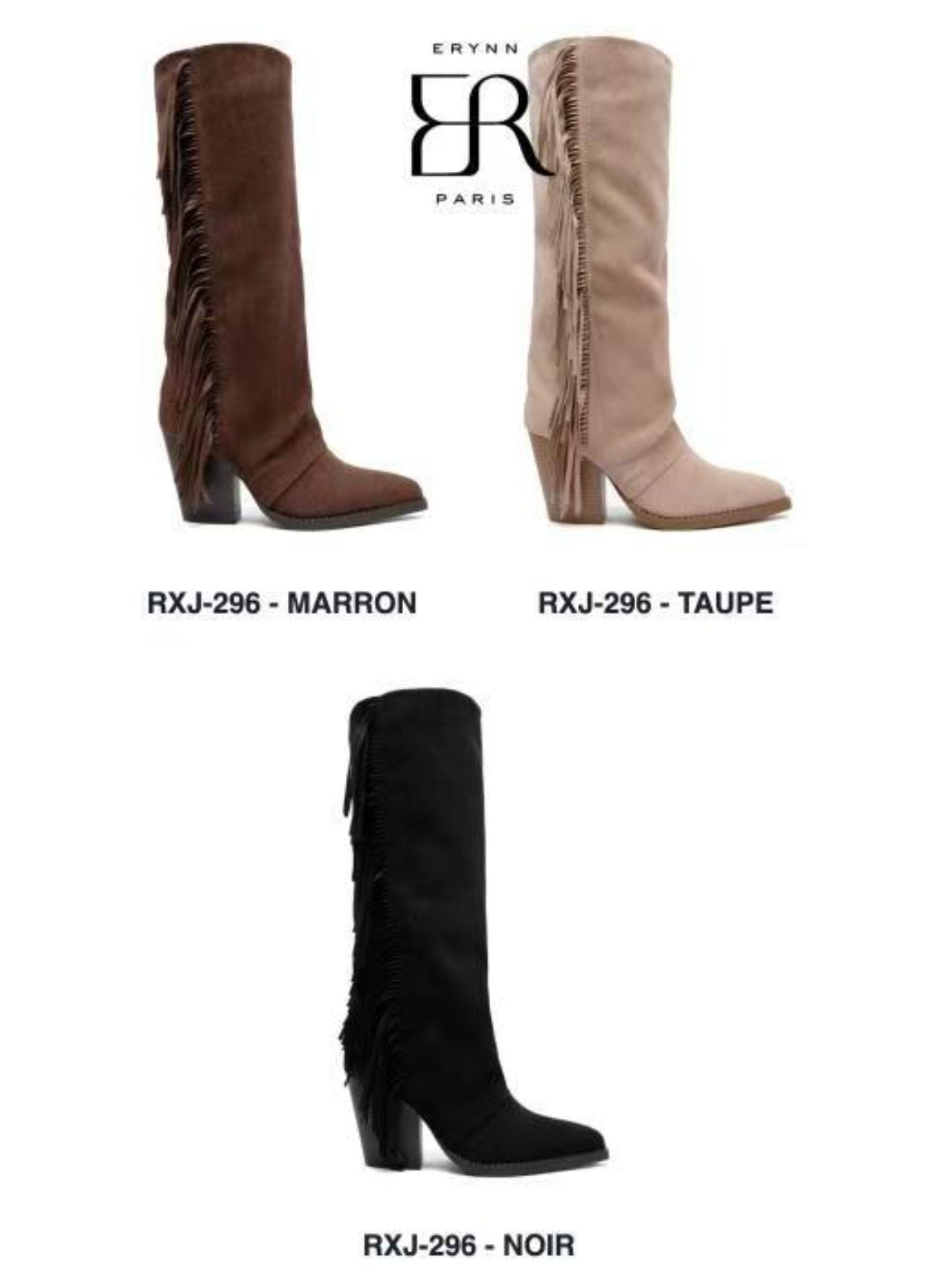 Stivali texani con frange