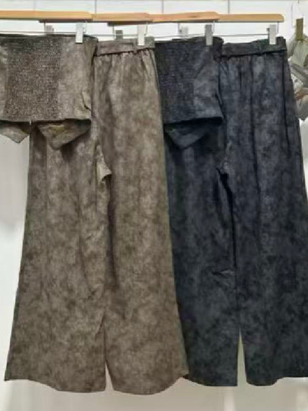 Completo top e pantalone sfumato