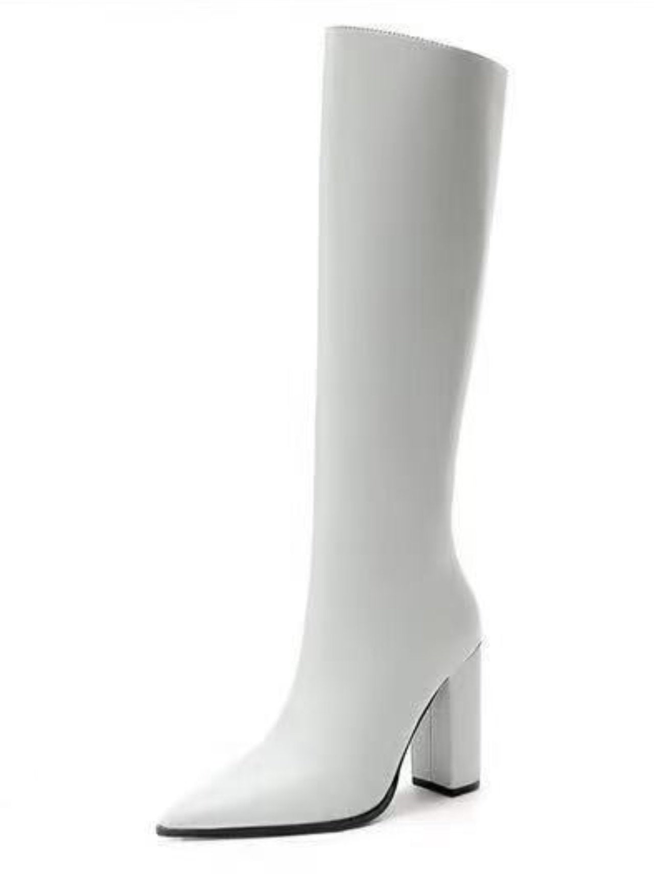 Stivali con tacco grosso