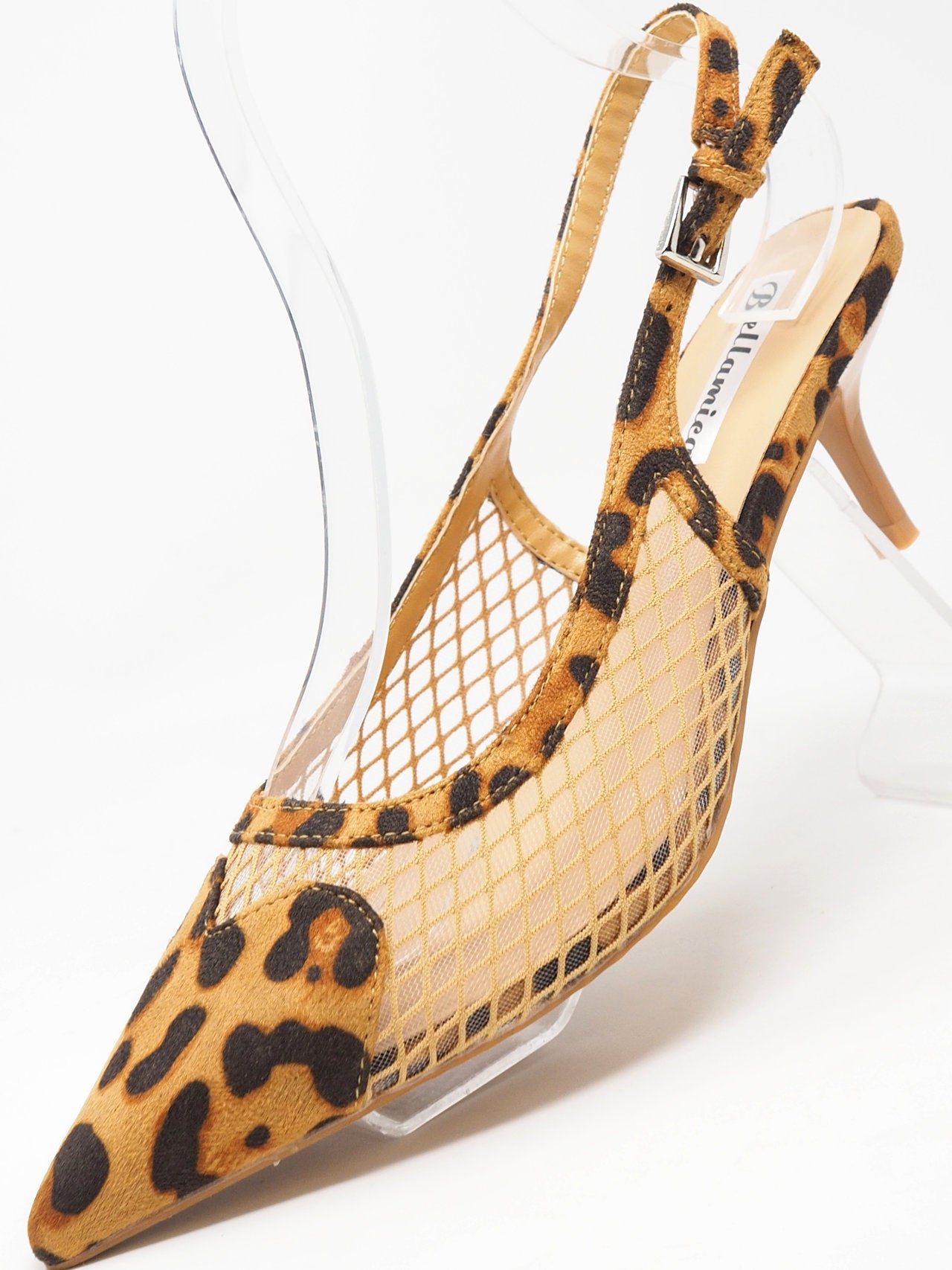 Slingback con punta a cuore