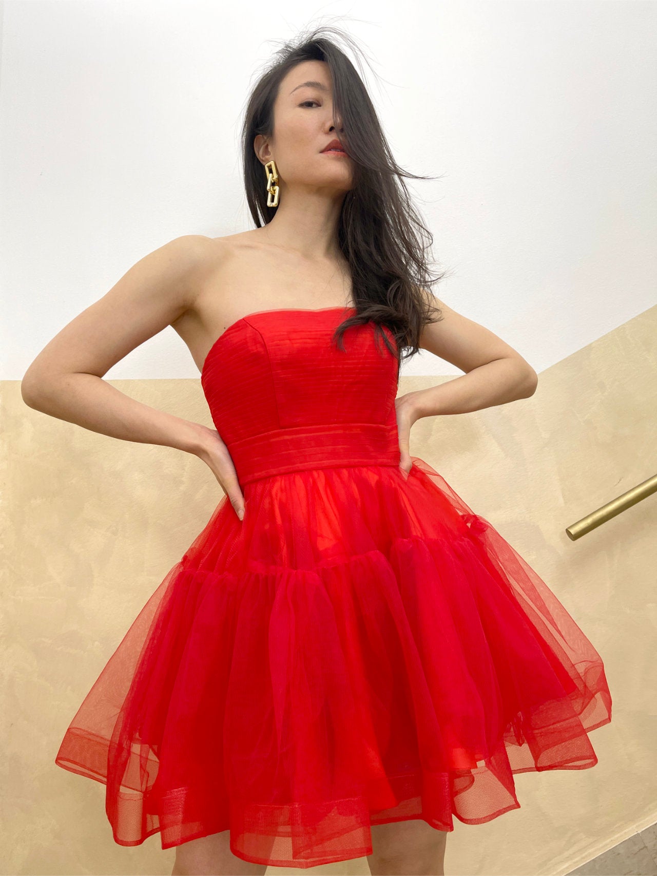 SAMHO Abito Da Promenade Lungo Con Volant Abito Di Sfera Abiti Quinceanera Senza Spalline In Pizzo Tulle Perline Abito Da Sera Principessa Rosso 42 126805240 SAMHO Abito Da Promenade Lungo Con Volant Abito Di Sfera Abiti Quinceanera Senza Spalline In Pizzo Tulle Perline Abito Da Sera Principessa Rosso 42 126805240