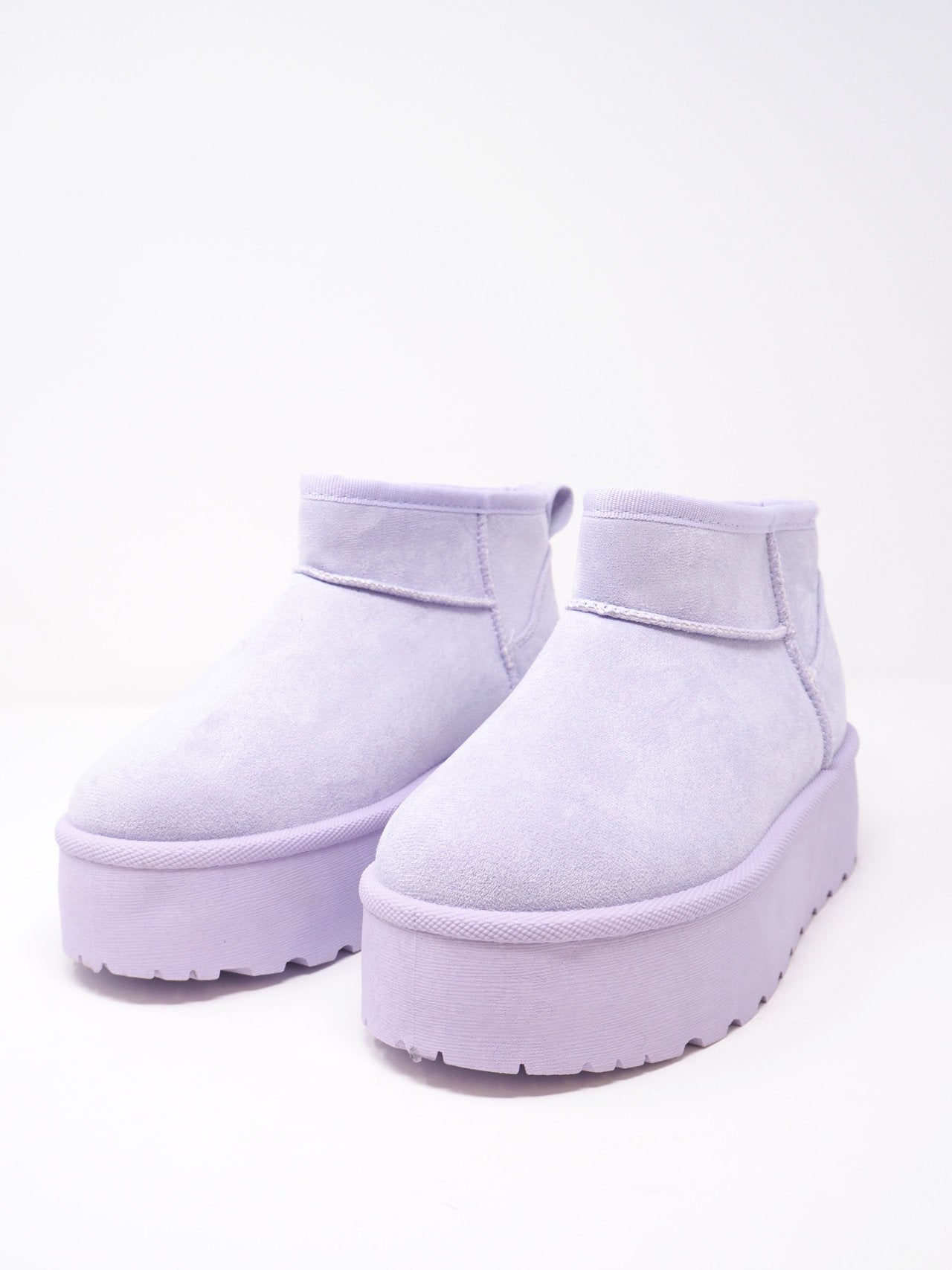 Stivaletti camoscio con pelo dentro e para alta