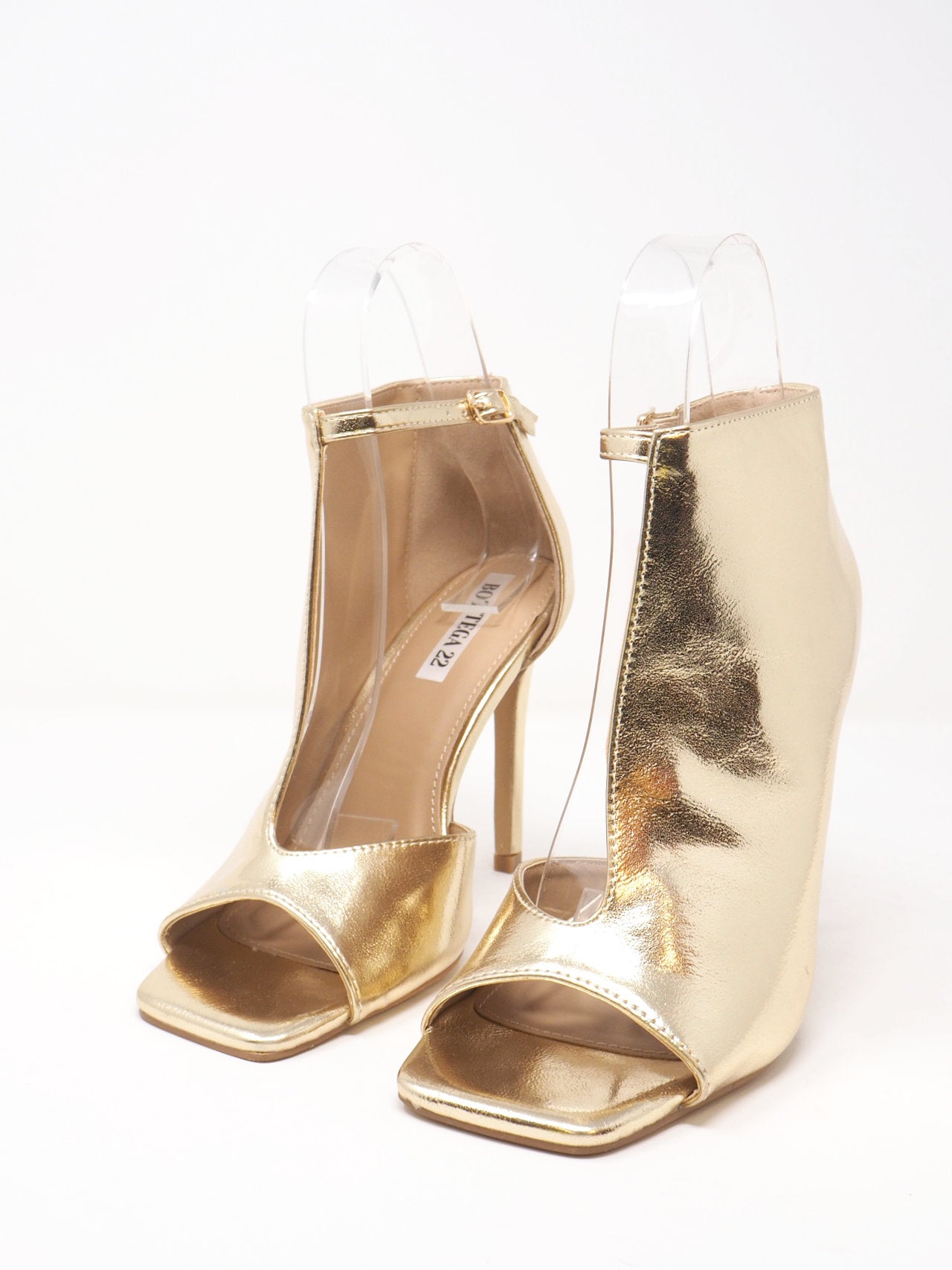 Tronchetti aperti su un lato in ecopelle