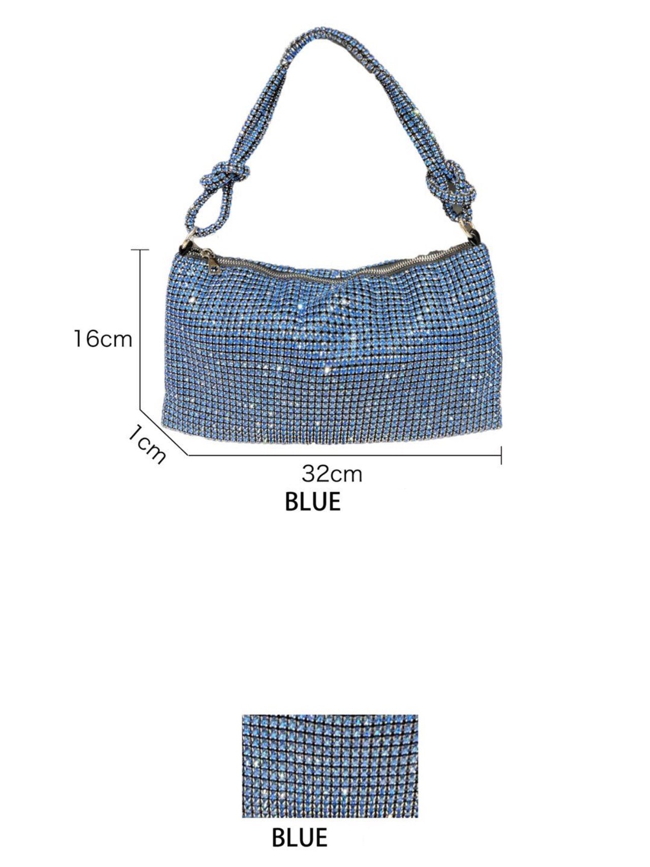 Pochette tutta strass