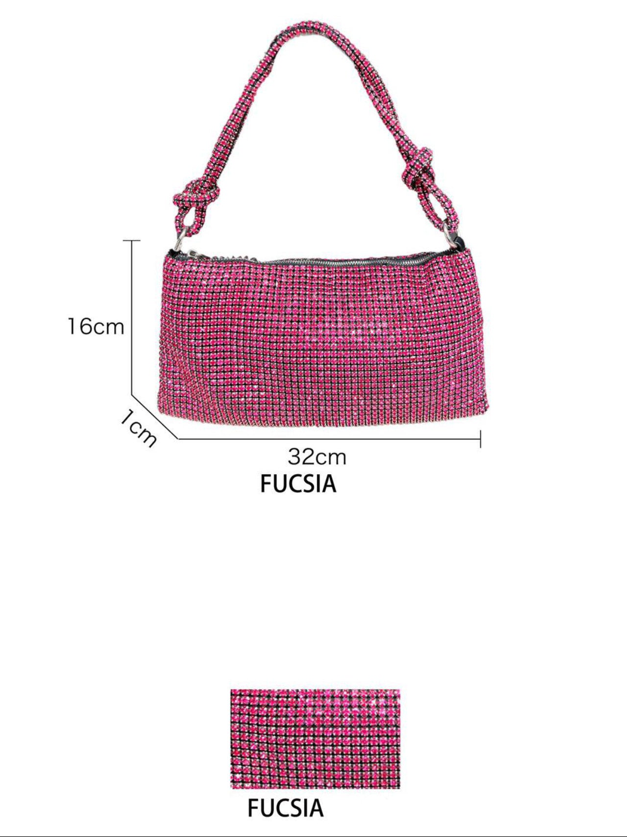 Pochette tutta strass
