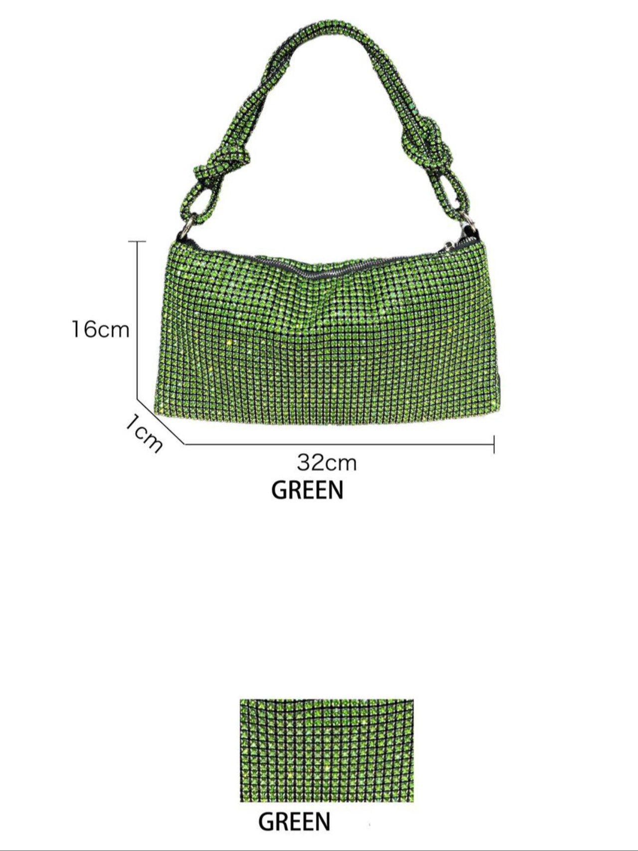 Pochette tutta strass