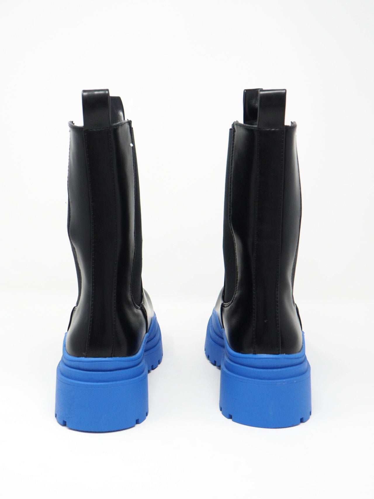 Stivaletti con para blu ed elastico ai lati -Stivali-39.00-New Line