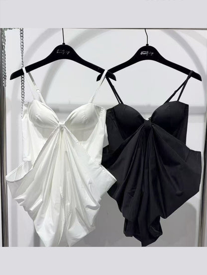 Top con maxi fiocco