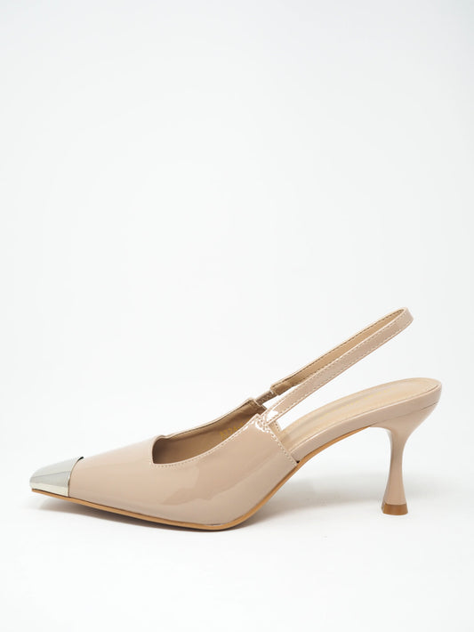 Décolleté lucide slingback