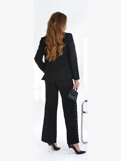 Blazer con lacci laterali