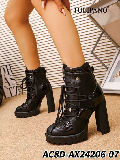 Tronchetti con plateau e lacci