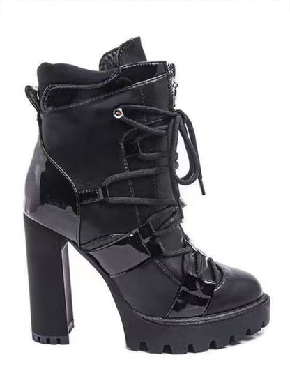 Tronchetti con plateau e lacci