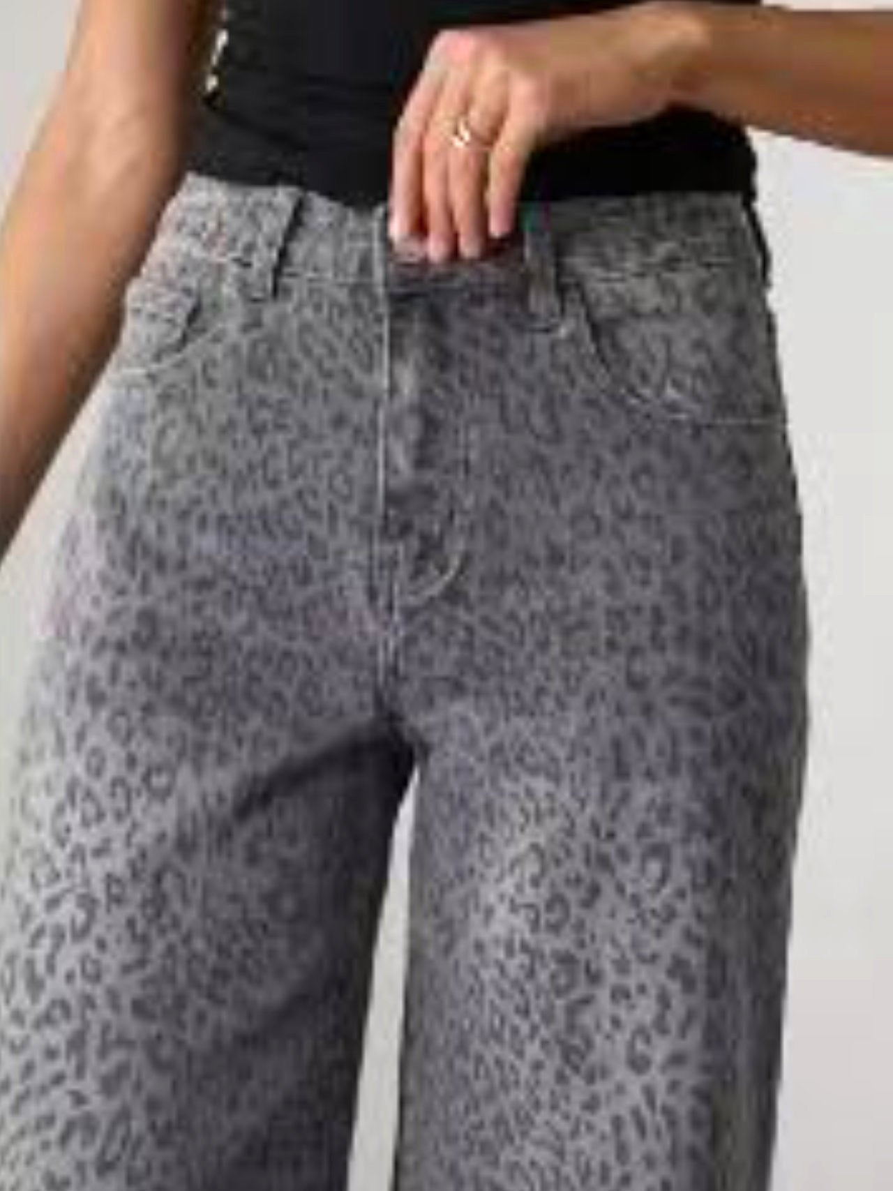Jeans maculati