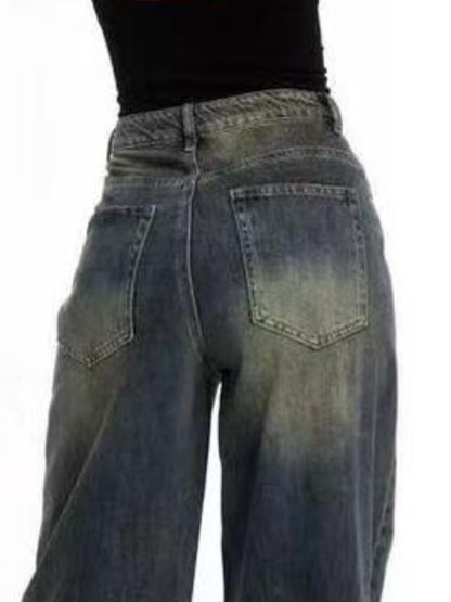 Jeans a gamba larga