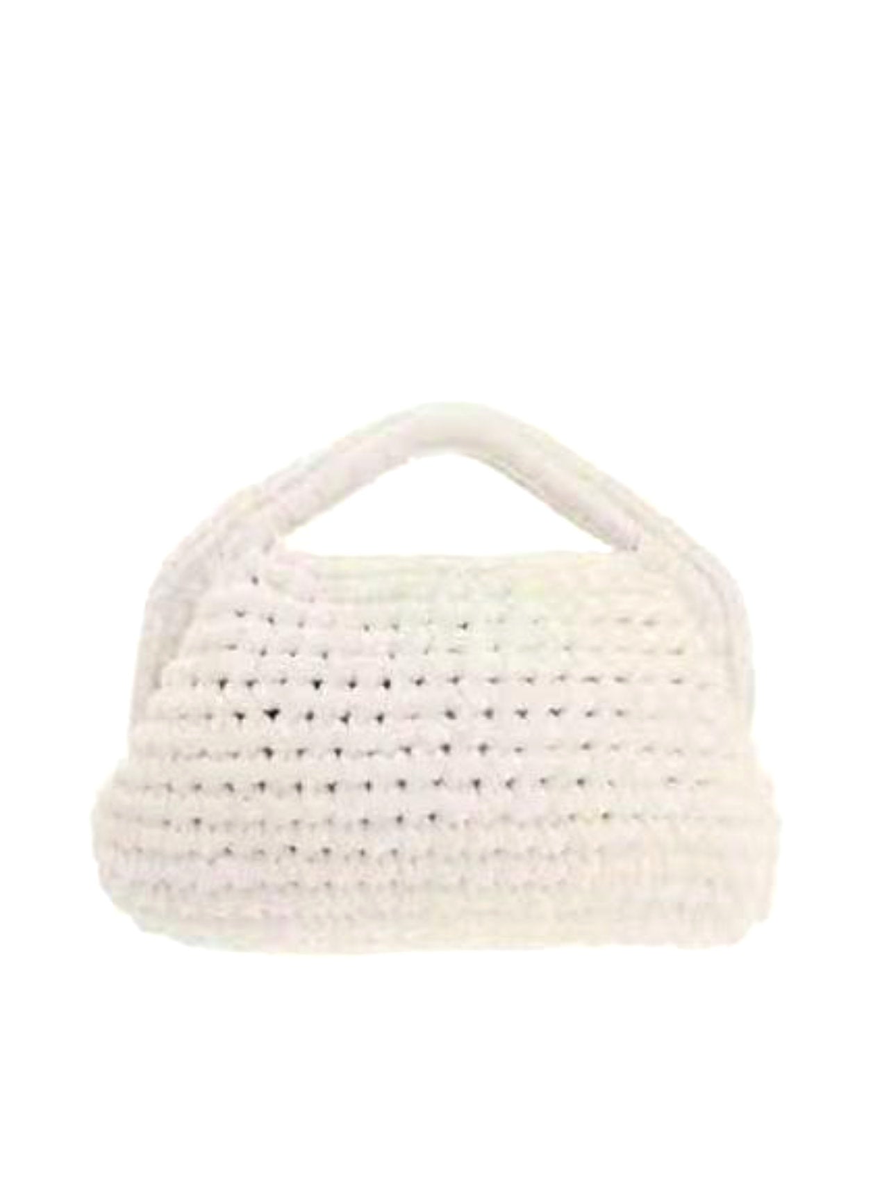 Borsetta traforata con manico