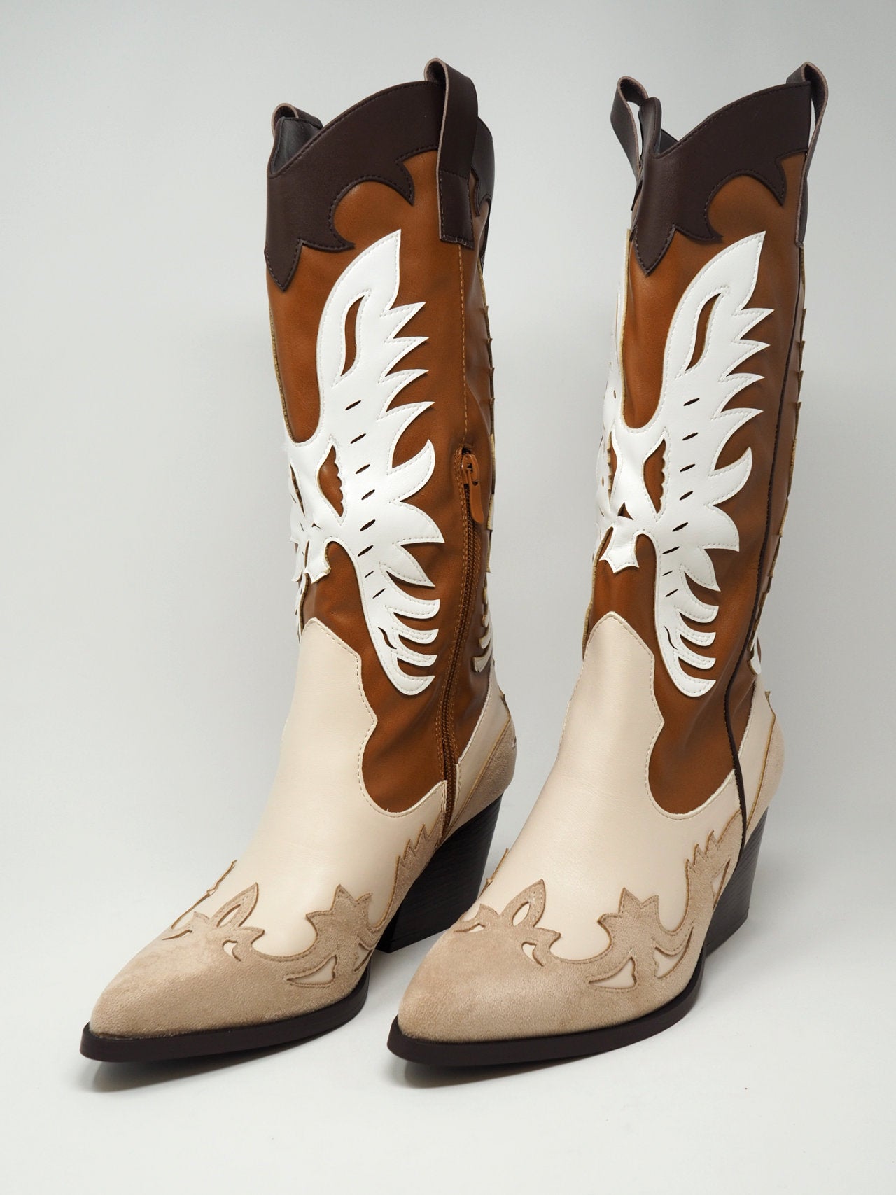 Stivale Stivali Texani 41 Stivali Texani Cognac In Pelle