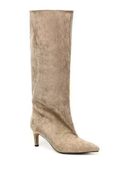 Stivali con gambale morbido