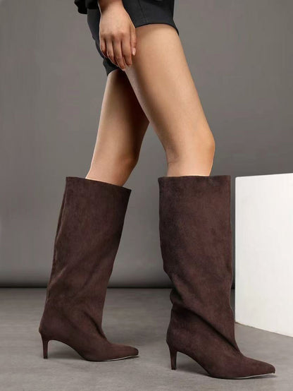 Stivali con gambale morbido