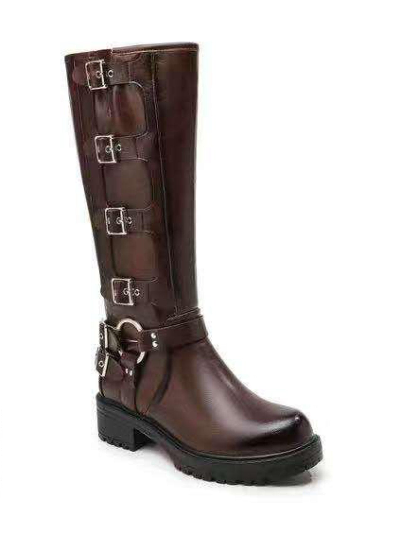 Stivali con fibbie multiple