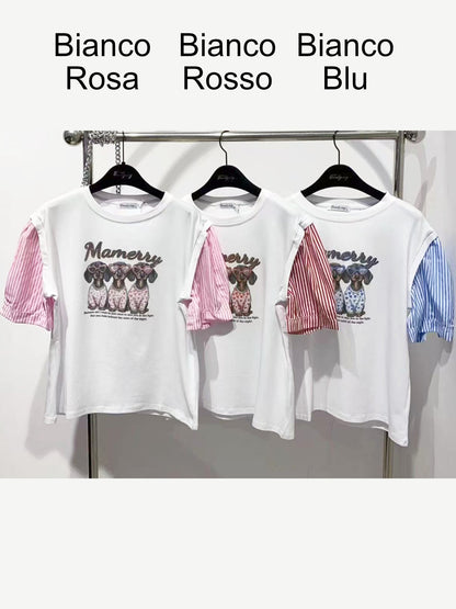T-shirt con bassotti