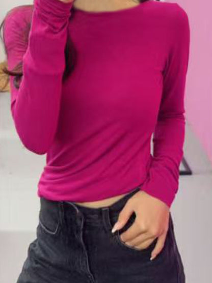 Maglia con scollo largo