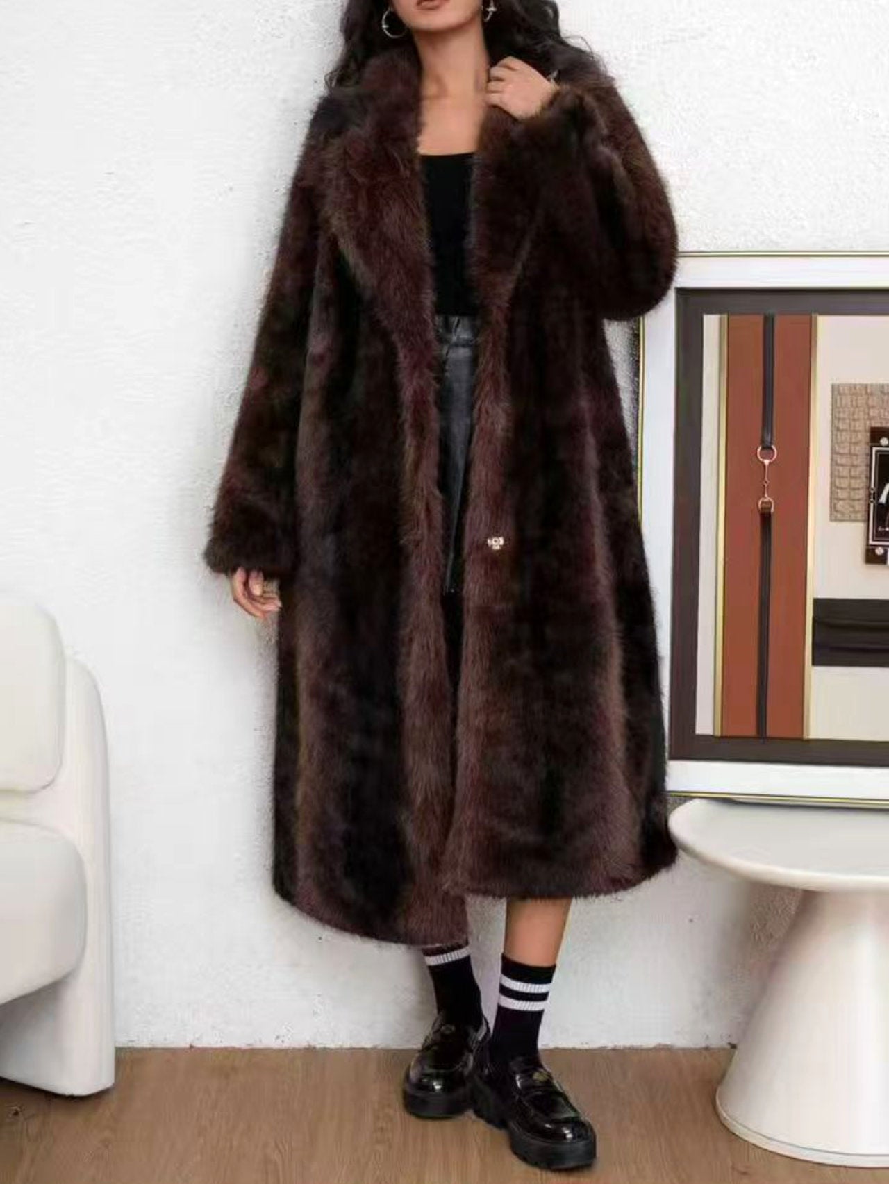 Pelliccia lunga ecologica