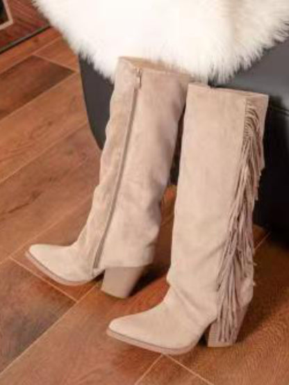 Stivali texani con frange