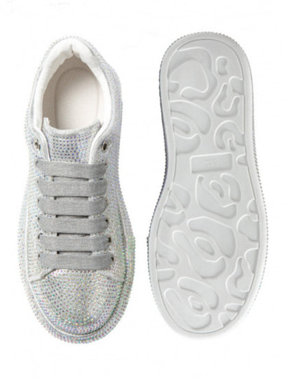 Sneakers ricoperte di strass