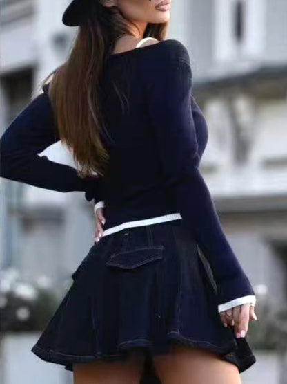 Maglia con bretelline