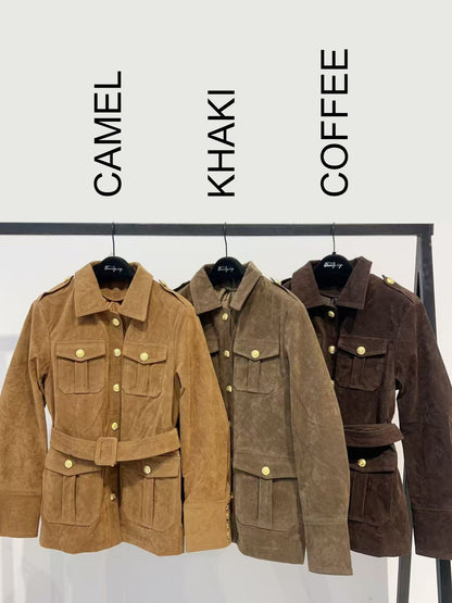 Cappottino scamosciato