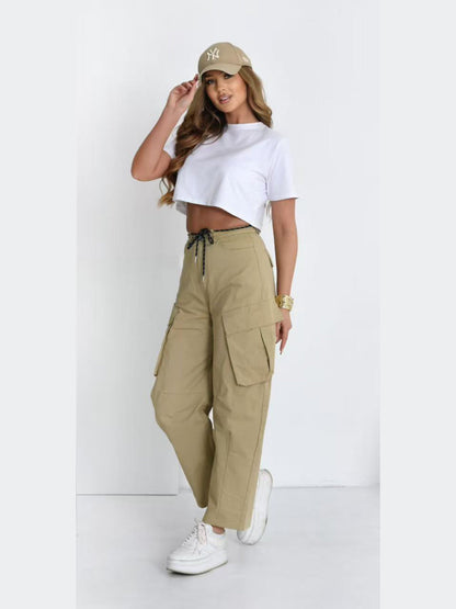 Pantaloni balloon con tasche