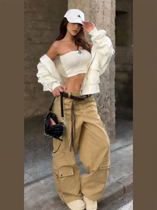 Pantaloni baggy cargo