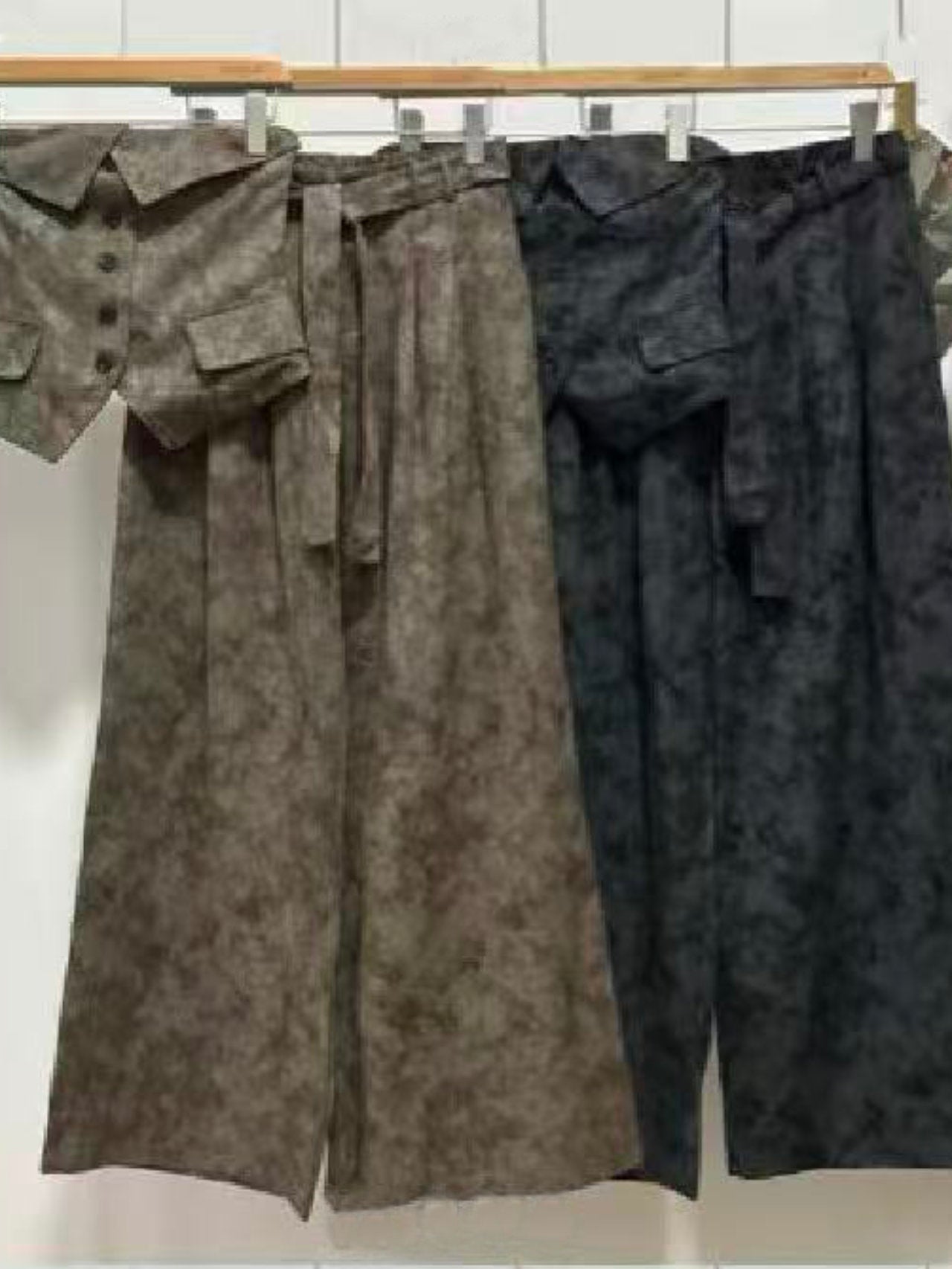 Completo top e pantalone sfumato