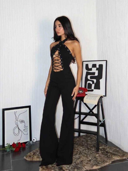 Tuta intera con lacci