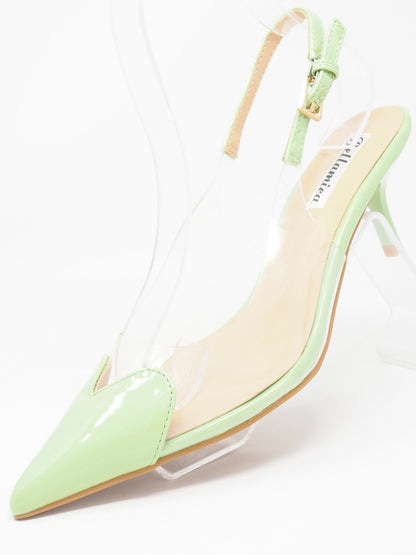 Slingback trasparenti