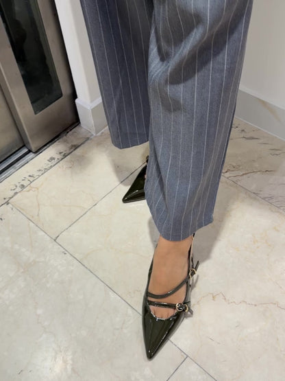 Décolleté slingback lucide