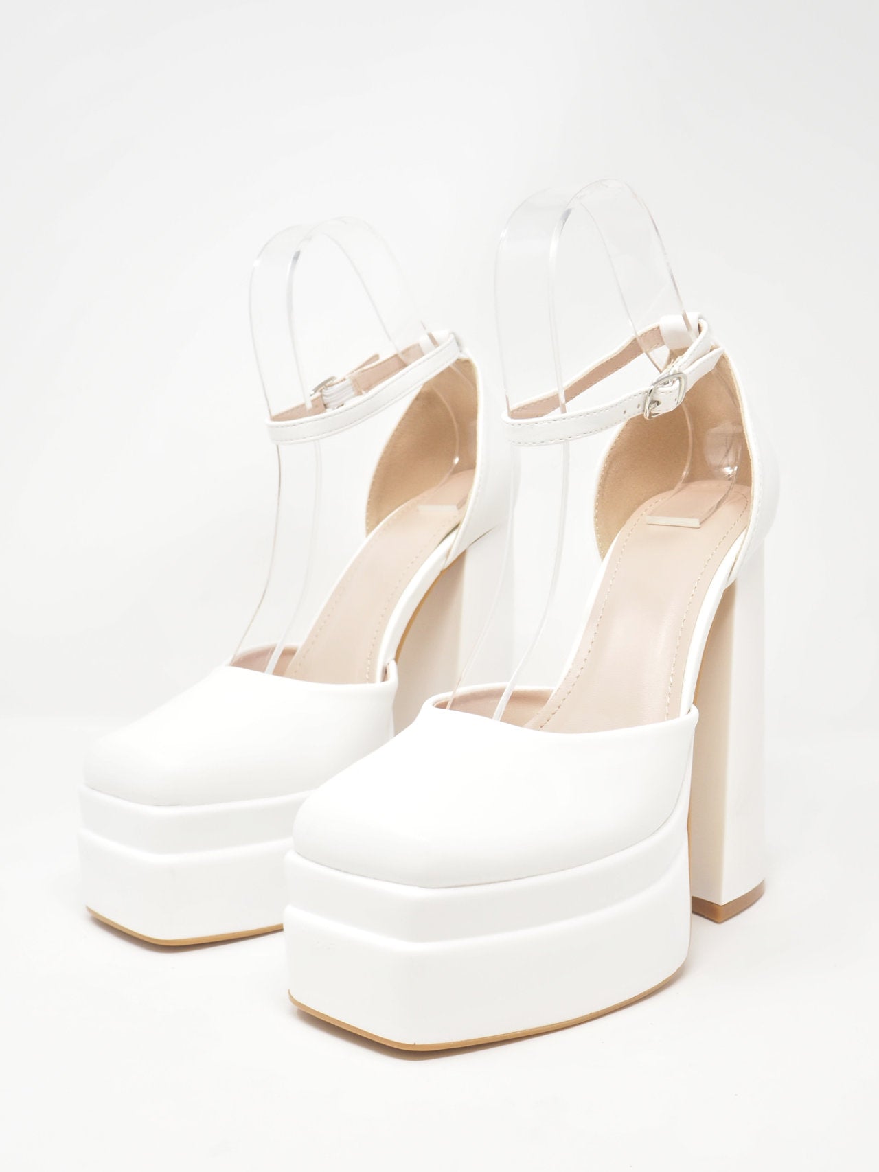 Décolleté Con Plateau E Tacco Grosso - New Line - Foto 7