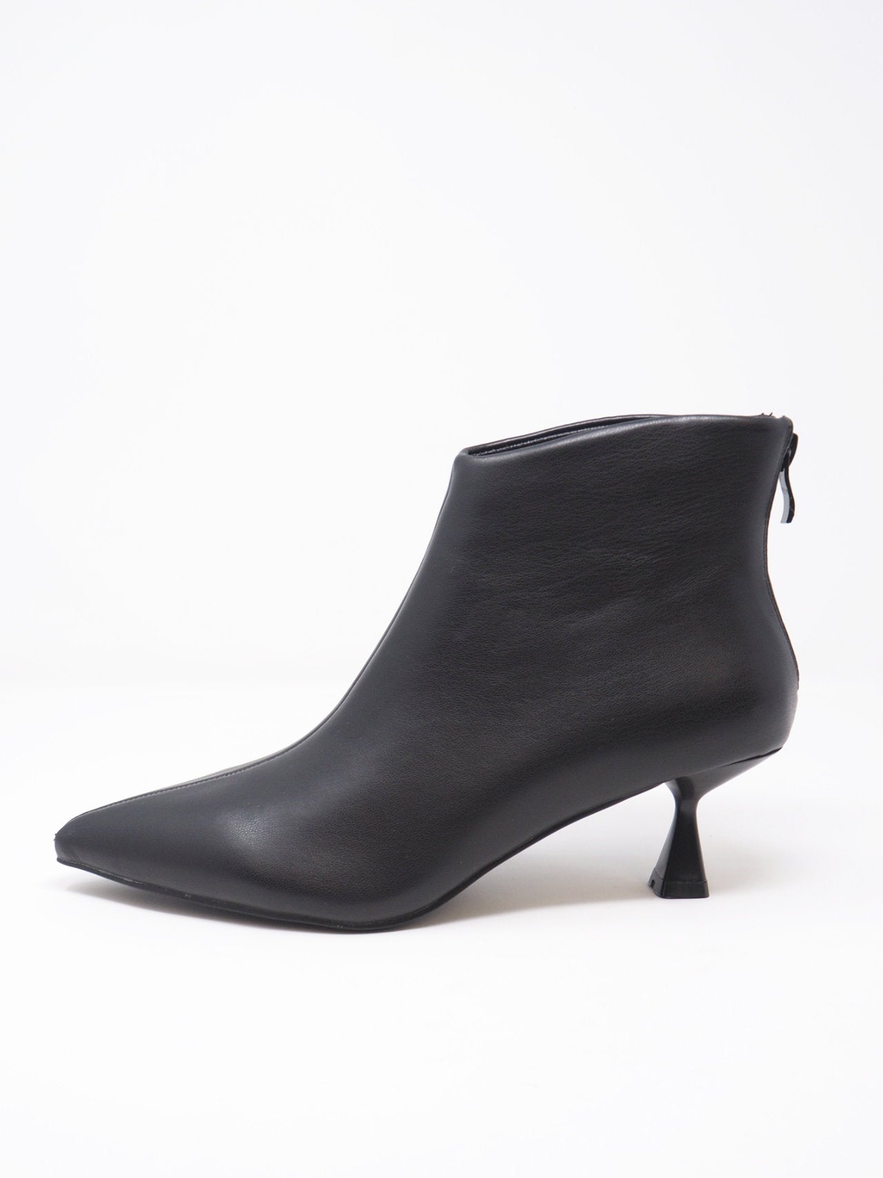 Stivale Tronchetti Barca Scarpe Stivale Tronchetto Tacco Cm Nero