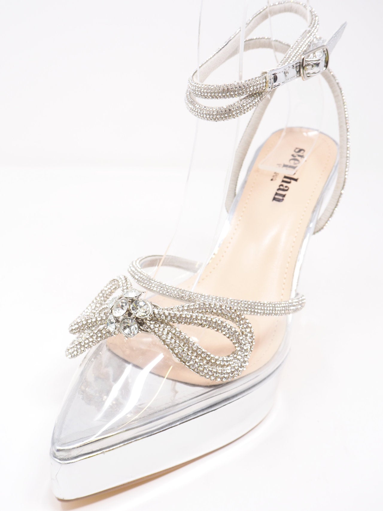 Sandali Infradito Lilla Con Strass Gioiello Da Donna Lora Ferres - Foto 7